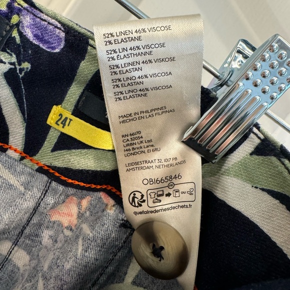 NEW Colette Crop Wide-Leg Linen Pants by Maeve - Picture 5 of 8